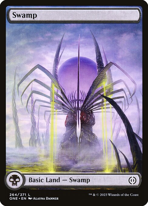 Phyrexia: All Will Be One - 264 - Swamp - Common - C - Foil