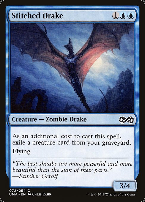 Ultimate Masters - 72 - Stitched Drake - Common - U - Non-foil