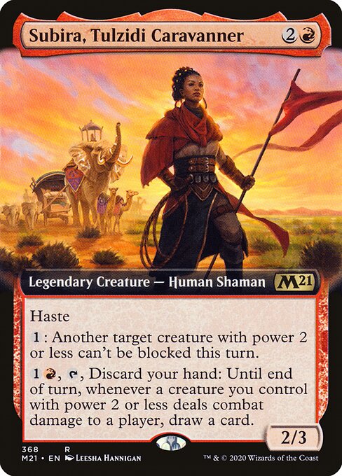Core Set 2021 - 368 - Subira, Tulzidi Caravanner - Rare - R - Foil