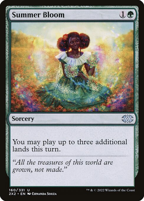 Double Masters 2022 - 160 - Summer Bloom - Uncommon - G - Foil