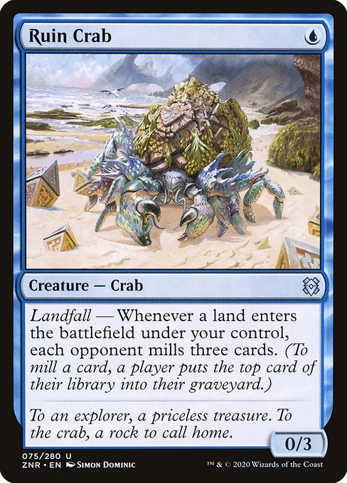 Zendikar Rising - 75 - Ruin Crab - Uncommon - U - Non-foil