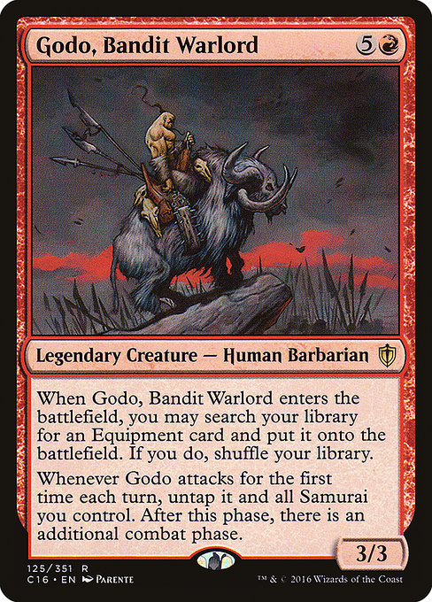 Commander 2016 - 125 - Godo, Bandit Warlord - Rare - R - Non-foil