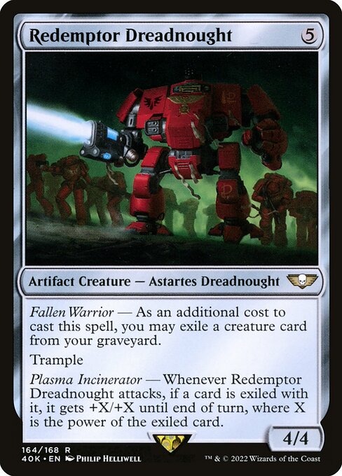 Warhammer 40,000 Commander - 164 - Redemptor Dreadnought - Rare - C - Non-foil