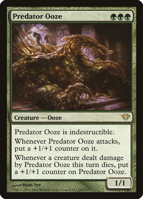 Dark Ascension - 124 - Predator Ooze - Rare - G - Non-foil