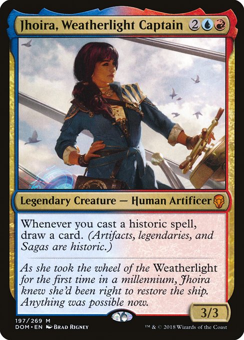 Dominaria - 197 - Jhoira, Weatherlight Captain - Mythic - UR - Foil
