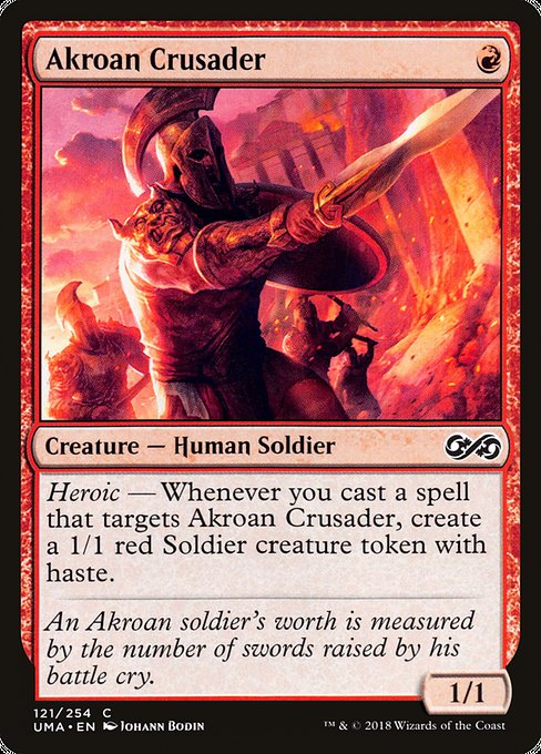 Ultimate Masters - 121 - Akroan Crusader - Common - R - Non-foil
