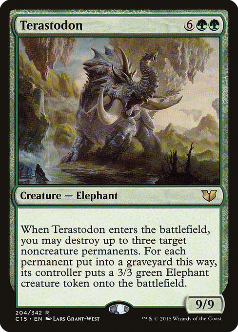Commander 2015 - 204 - Terastodon - Rare - G - Non-foil