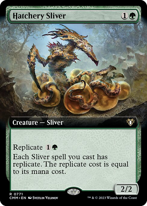 Commander Masters - 771 - Hatchery Sliver - Rare - G - Non-foil