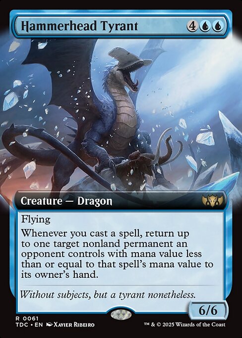 Tarkir: Dragonstorm Commander - 61 - Hammerhead Tyrant - Rare - U - Non-foil - Promo