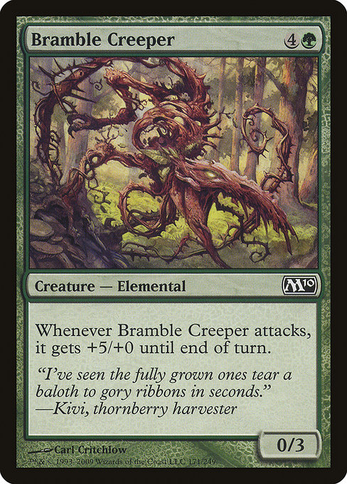 Magic 2010 - 171 - Bramble Creeper - Common - G - Non-foil