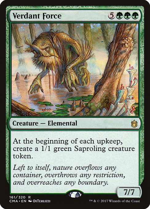 Commander Anthology - 161 - Verdant Force - Rare - G - Non-foil