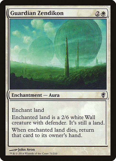 Conspiracy - 71 - Guardian Zendikon - Common - W - Non-foil