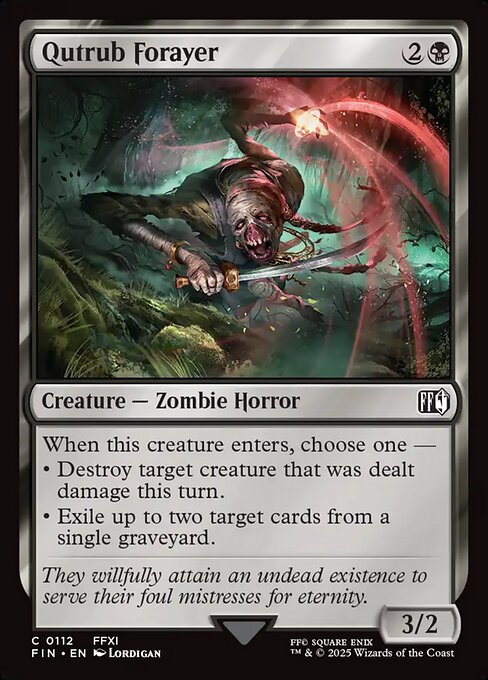 Final Fantasy - 112 - Qutrub Forayer - Common - B - Non-foil