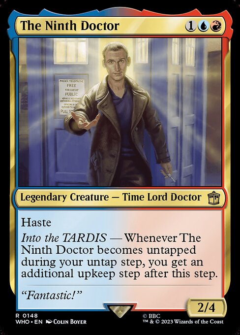 Doctor Who - 148 - The Ninth Doctor - Rare - UR - Non-foil