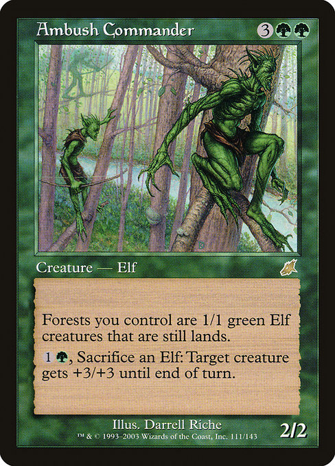 Scourge - 111 - Ambush Commander - Rare - G - Non-foil