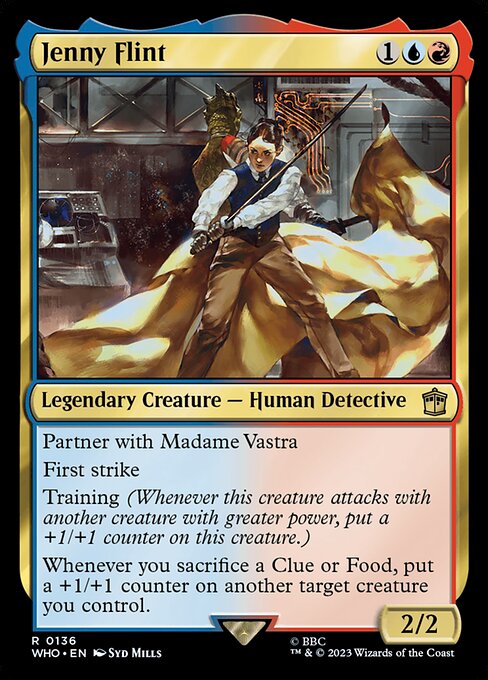 Doctor Who - 136 - Jenny Flint - Rare - UR - Foil