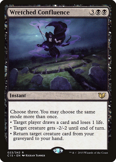 Commander 2015 - 23 - Wretched Confluence - Rare - B - Non-foil