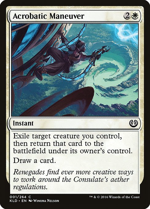 Kaladesh - 1 - Acrobatic Maneuver - Common - W - Non-foil
