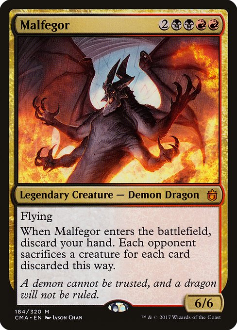 Commander Anthology - 184 - Malfegor - Mythic - BR - Non-foil