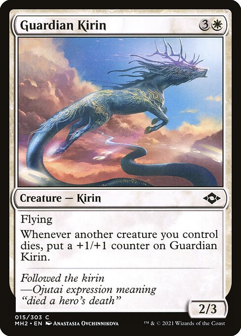 Modern Horizons 2 - 15 - Guardian Kirin - Common - W - Non-foil