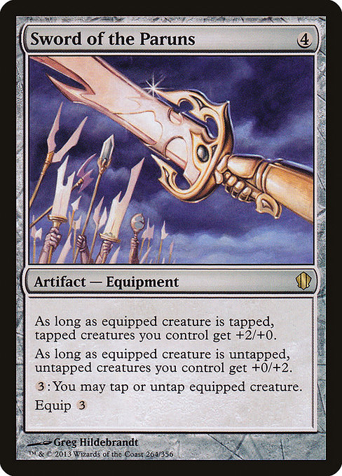 Commander 2013 - 264 - Sword of the Paruns - Rare - C - Non-foil
