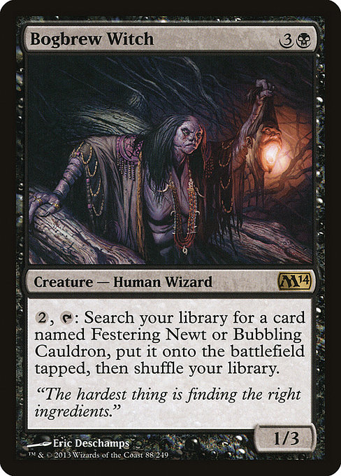 Magic 2014 - 88 - Bogbrew Witch - Rare - B - Non-foil