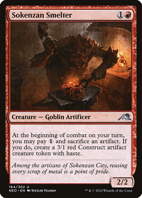 Kamigawa: Neon Dynasty - 164 - Sokenzan Smelter - Uncommon - R - Non-foil