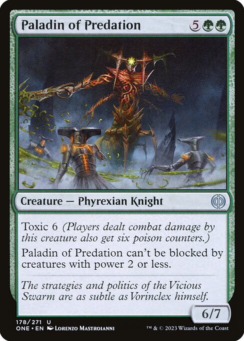 Phyrexia: All Will Be One - 178 - Paladin of Predation - Uncommon - G - Non-foil