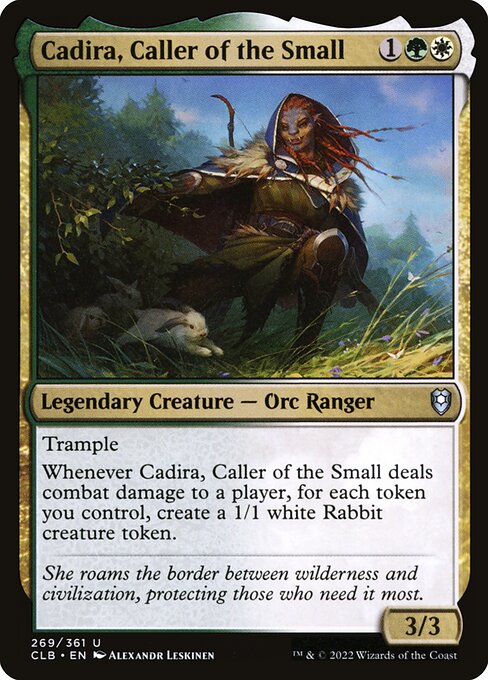 Commander Legends: Battle for Baldur's Gate - 269 - Cadira, Caller of the Small - Uncommon - WG - Non-foil