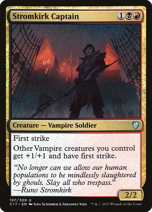 Commander 2017 - 197 - Stromkirk Captain - Uncommon - BR - Non-foil