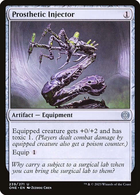 Phyrexia: All Will Be One - 239 - Prosthetic Injector - Uncommon - C - Foil