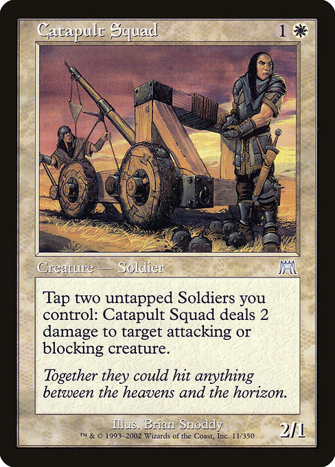 Onslaught - 11 - Catapult Squad - Uncommon - W - Non-foil