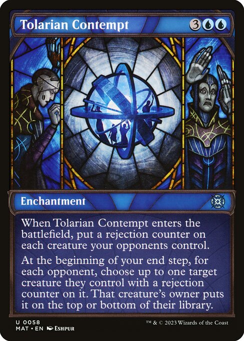 March of the Machine: The Aftermath - 58 - Tolarian Contempt - Uncommon - U - Foil