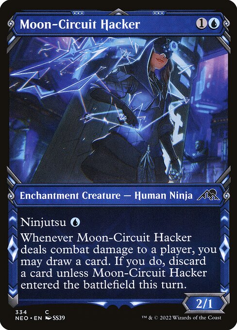 Kamigawa: Neon Dynasty - 334 - Moon-Circuit Hacker - Common - U - Non-foil