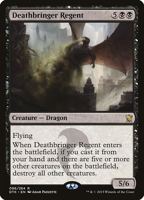 Dragons of Tarkir - 96 - Deathbringer Regent - Rare - B - Non-foil