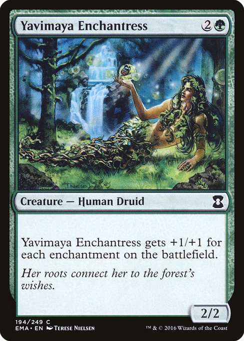 Eternal Masters - 194 - Yavimaya Enchantress - Common - G - Non-foil