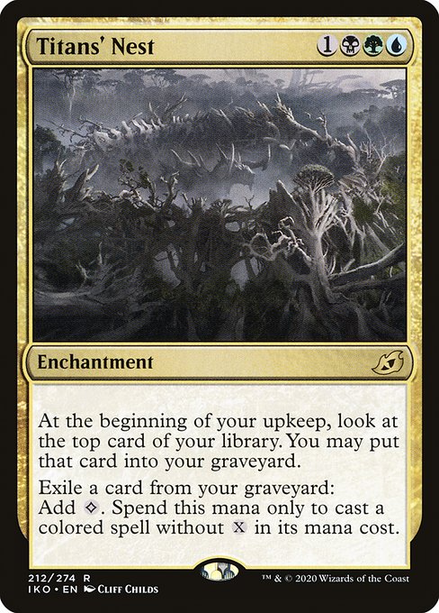 Ikoria: Lair of Behemoths - 212 - Titans' Nest - Rare - Multi - Foil