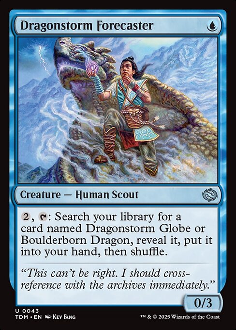 Tarkir: Dragonstorm - 43 - Dragonstorm Forecaster - Uncommon - U - Non-foil