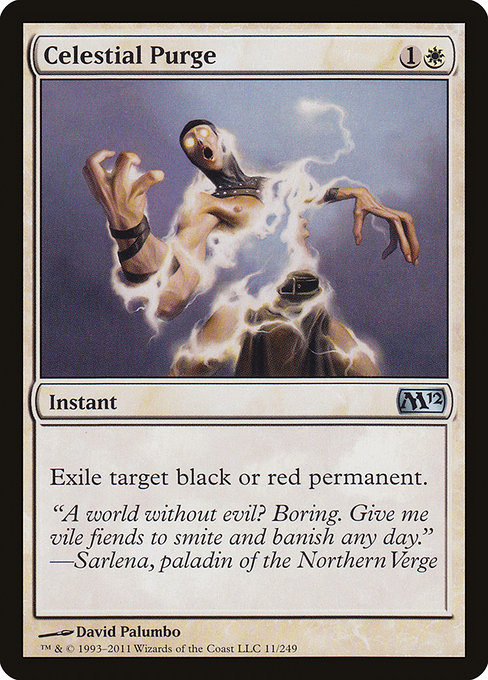 Magic 2012 - 11 - Celestial Purge - Uncommon - W - Non-foil