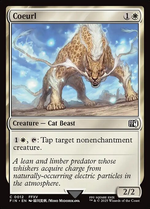 Final Fantasy - 12 - Coeurl - Common - W - Non-foil