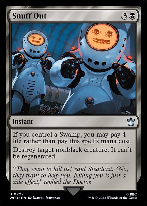 Doctor Who - 222 - Snuff Out - Uncommon - B - Non-foil