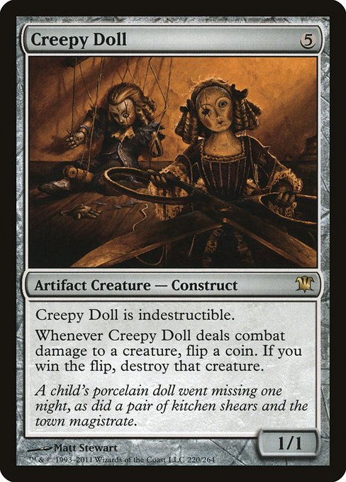 Innistrad - 220 - Creepy Doll - Rare - C - Non-foil