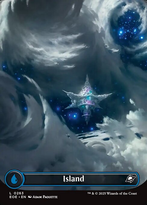 Edge of Eternities - 263 - Island - Common - C - Foil