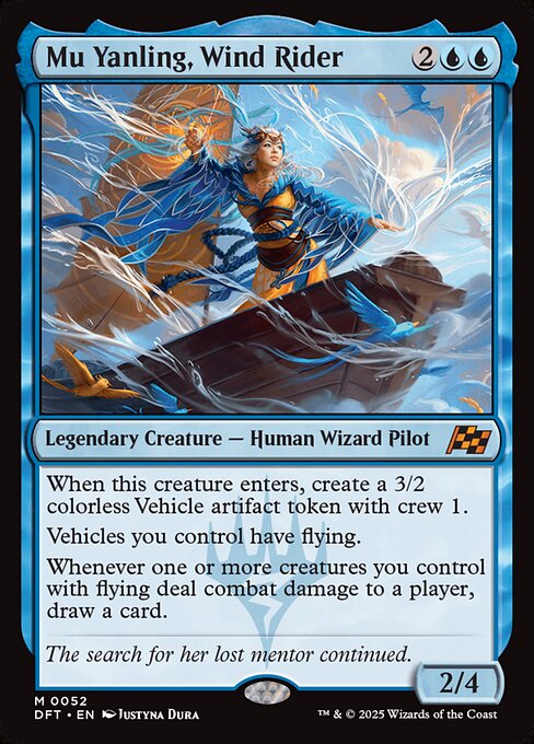 Aetherdrift - 52 - Mu Yanling, Wind Rider - Mythic - U - Non-foil