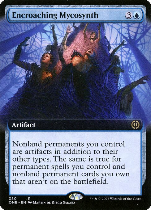 Phyrexia: All Will Be One - 380 - Encroaching Mycosynth - Rare - U - Non-foil
