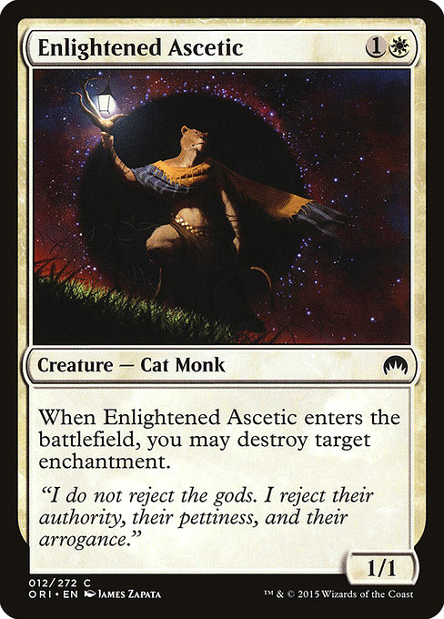 Magic Origins - 12 - Enlightened Ascetic - Common - W - Non-foil