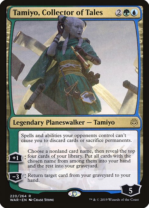 War of the Spark - 220 - Tamiyo, Collector of Tales - Rare - UG - Non-foil