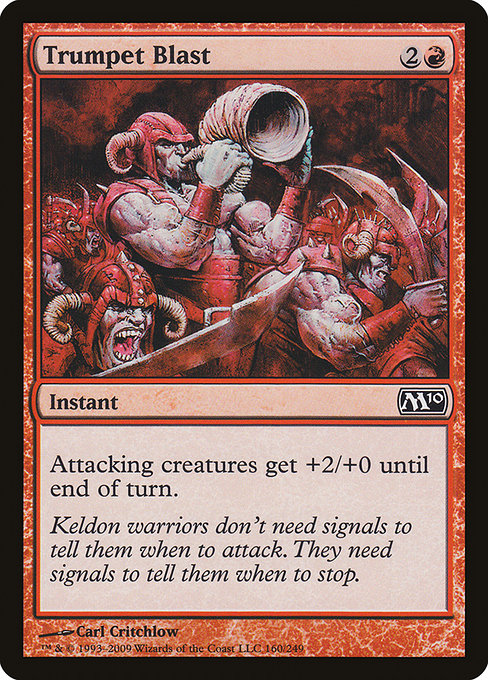 Magic 2010 - 160 - Trumpet Blast - Common - R - Non-foil