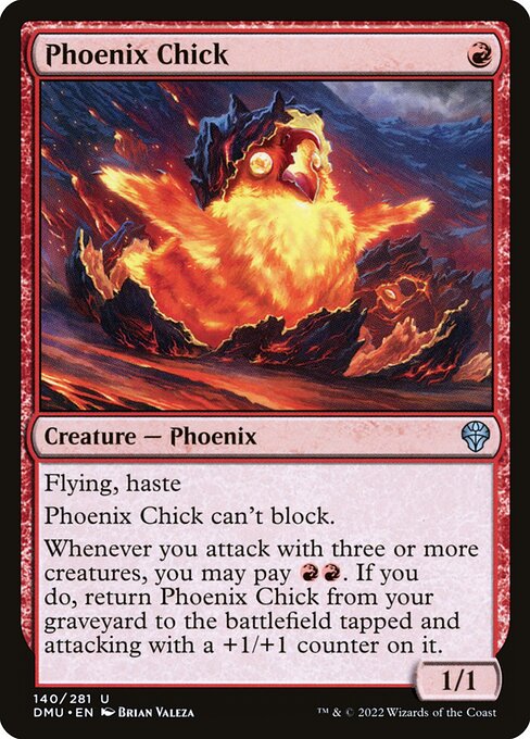 Dominaria United - 140 - Phoenix Chick - Uncommon - R - Non-foil