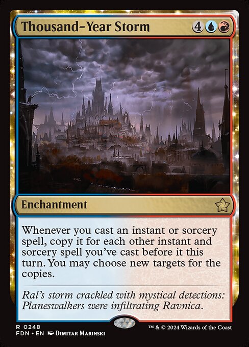 Foundations - 248 - Thousand-Year Storm - Rare - UR - Non-foil
